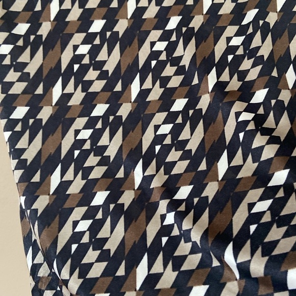 FENDI- Zucca Logo Monogram Cap Sleeve Boat Neck Top - Picture 9 of 9